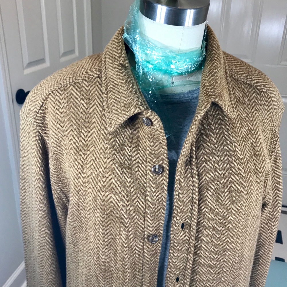 men’s Ralph Lauren Polo wool shirt jacket.
